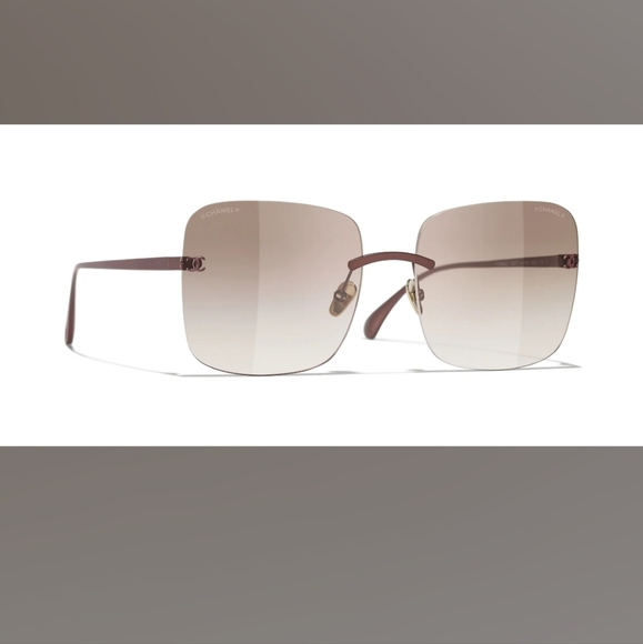 CHANEL Accessories - CHANEL BROWN SUNGLASSES Titanium Ref.4287T C116/13